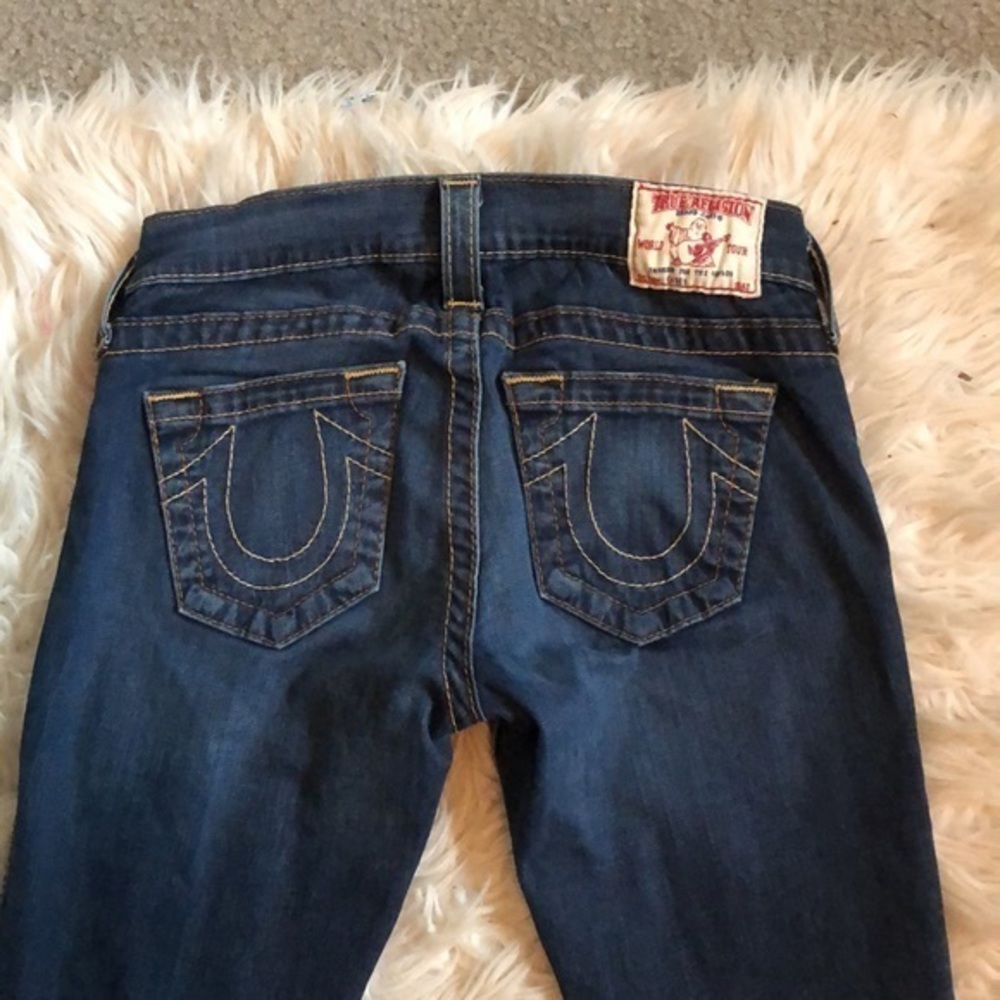 True Religion Casey blue jeans sz 24